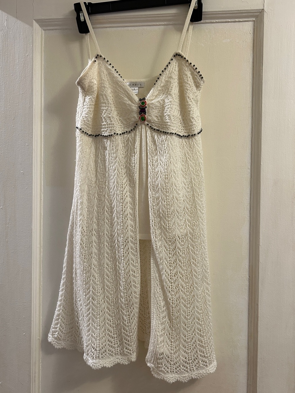 White Crochet Top
